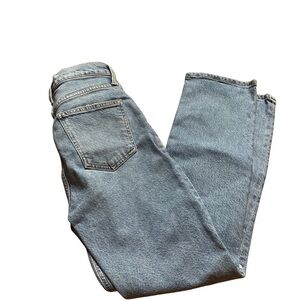 AGOLDE Wilder Distressed Straight Leg Jeans Size 24